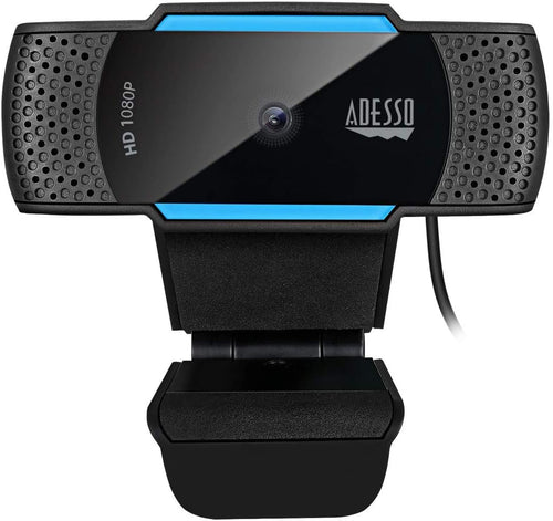 Brand New - Adesso CyberTrack H5 1080P HD H.264 Auto Focus USB Webcam with Built-in Dual Microphone