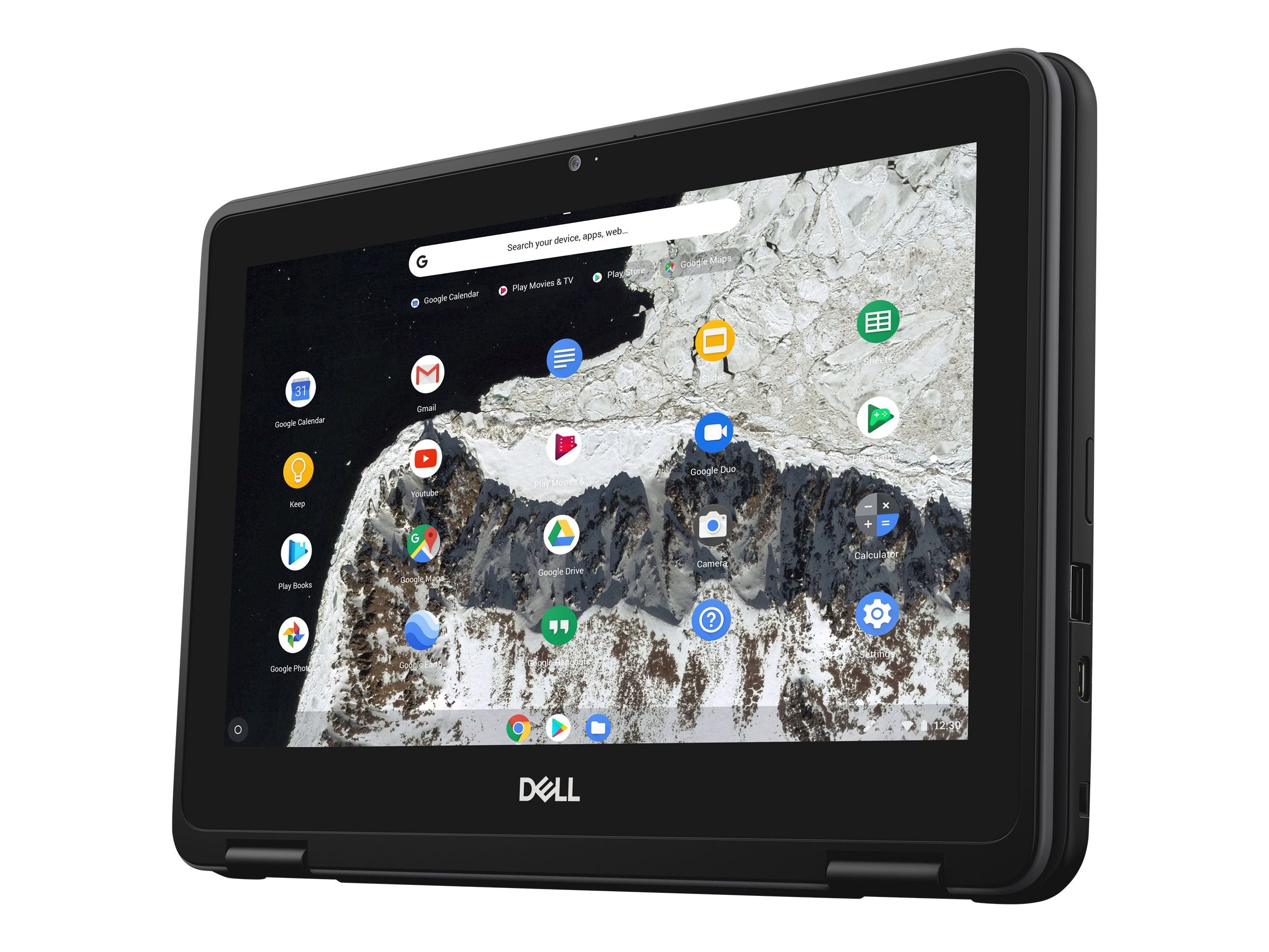 Refurbished (Excellent) - Dell Chromebook 3100 2 P30T001 11.6" Touchscreen Laptop - Black (intel Celeron N4020 / 4 GB RAM / 32 GB eMMC / Chrome OS)