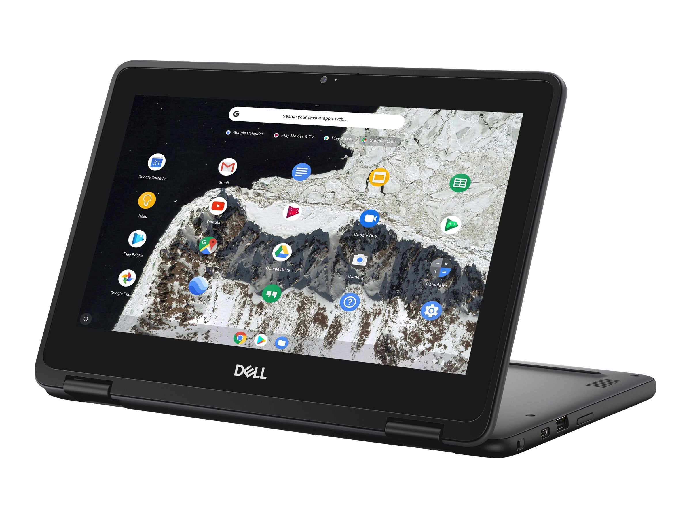 Refurbished (Excellent) - Dell Chromebook 3100 2 P30T001 11.6" Touchscreen Laptop - Black (intel Celeron N4020 / 4 GB RAM / 32 GB eMMC / Chrome OS)