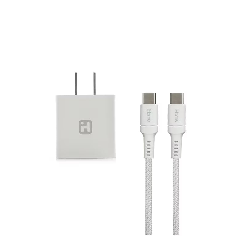 Refurbished (Excellent) - iHome 4-in-1 15W Magnetic Wireless Charging Stand - White