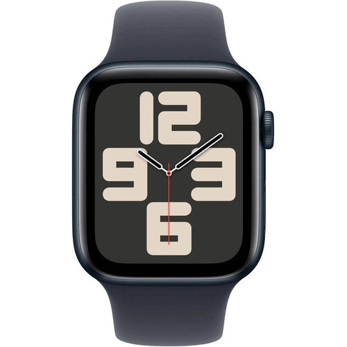 Open Box - Apple Watch SE GPS Smartwatch, 44mm, Midnight AL Case - Midnight Sport Band, M/L (MXEK3LL/A)