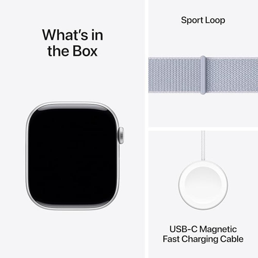 Open Box - Apple Watch Series 10 [GPS 42mm] - Silver Al Case - Blue Cloud SL