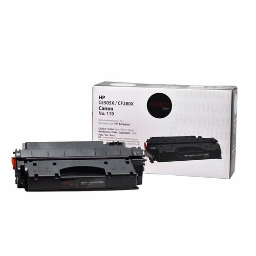 Brand New - Premium Tone CU280X CE505X Compatible Toner Cartridge Alternative for Canon/Hewlett Packard