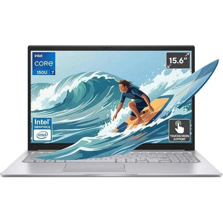 Open Box - Asus Vivobook 15.6" Touchscreen Laptop - Silver (Intel Core 7 150U / 16 GB RAM / 1 TB SSD / Windows 11 Home)