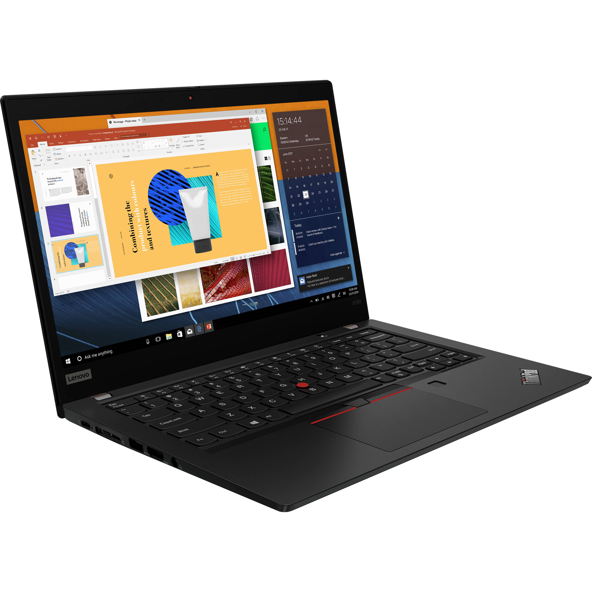 Lenovo ThinkPad X390 13.3" Notebook i5-8365U 16GB DDR4 256GB SSD Touchscreen Win10 Pro  - Grade A